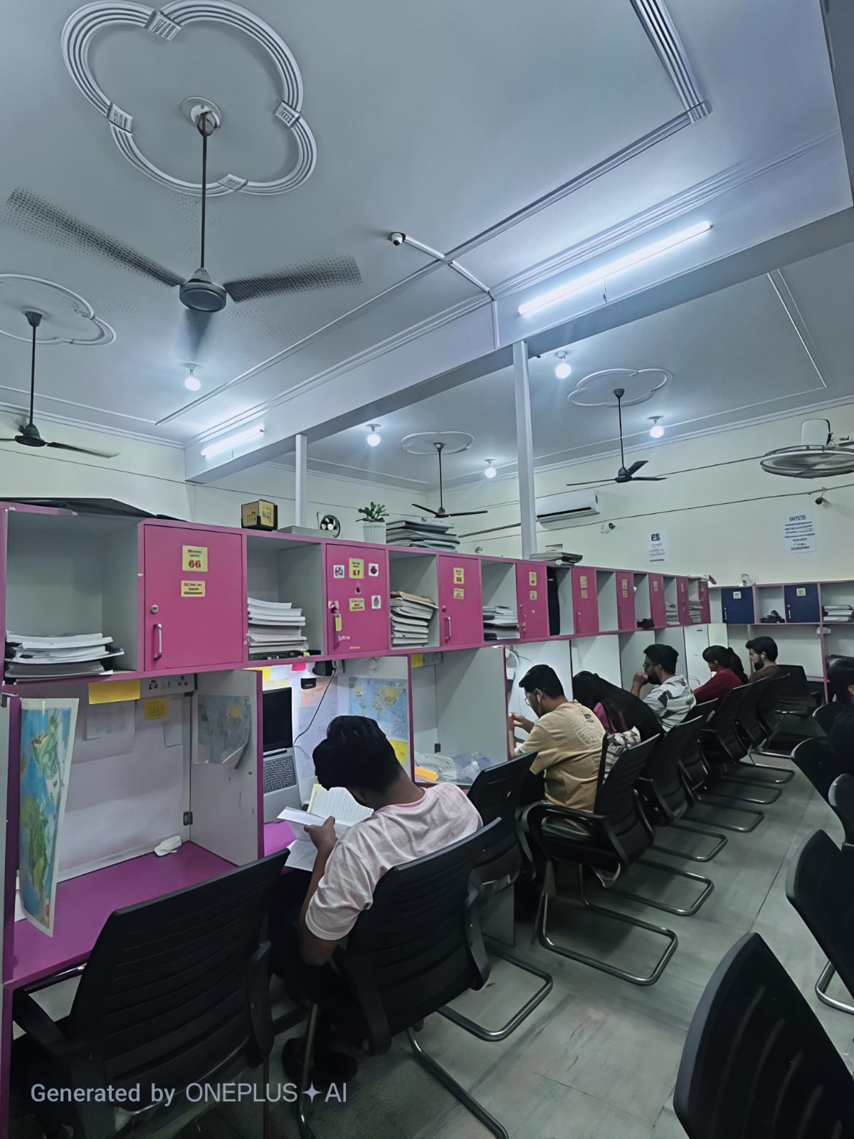 Study cabins at Sankalp Shreeji Library