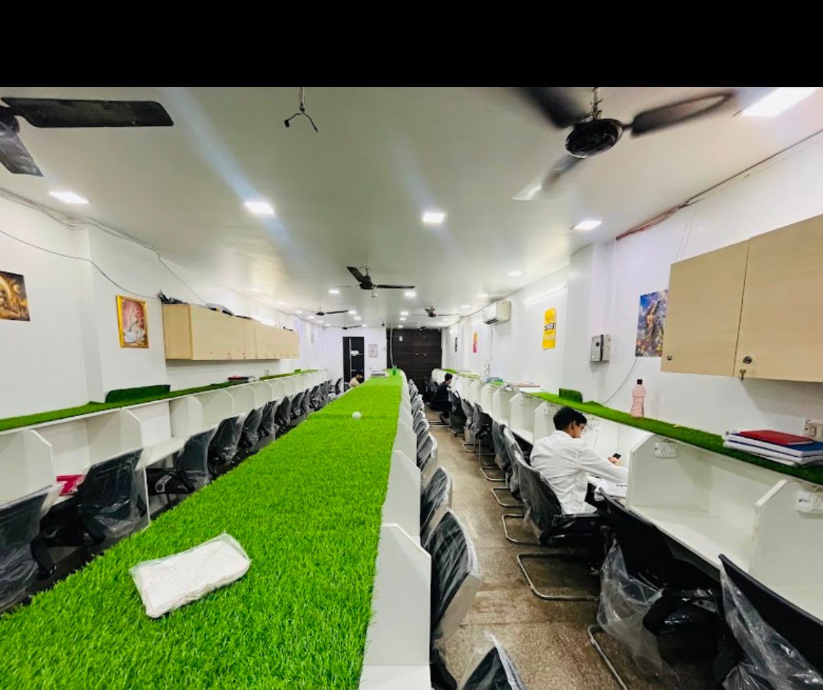 Shreeji Library Ashok Nagar peaceful studying area for students in New Delhi